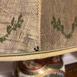 Duo of antique porcelain lamps