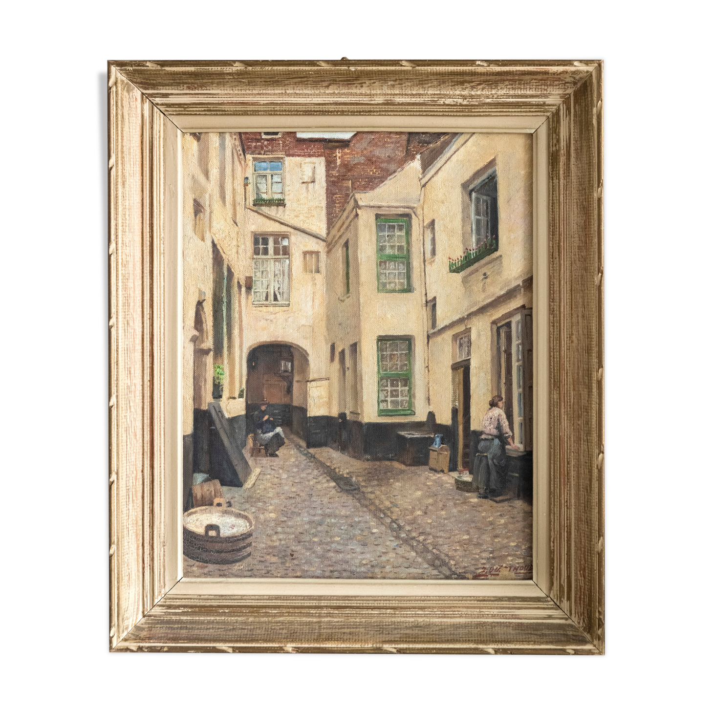 Oil painting on canvas Jozef Quisthoudt 1883:1953 Antwerp
