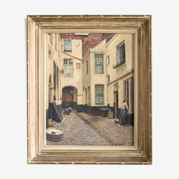 Oil painting on canvas Jozef Quisthoudt 1883:1953 Antwerp