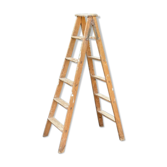 Old painter's stepladder, ladder, furniture by trade