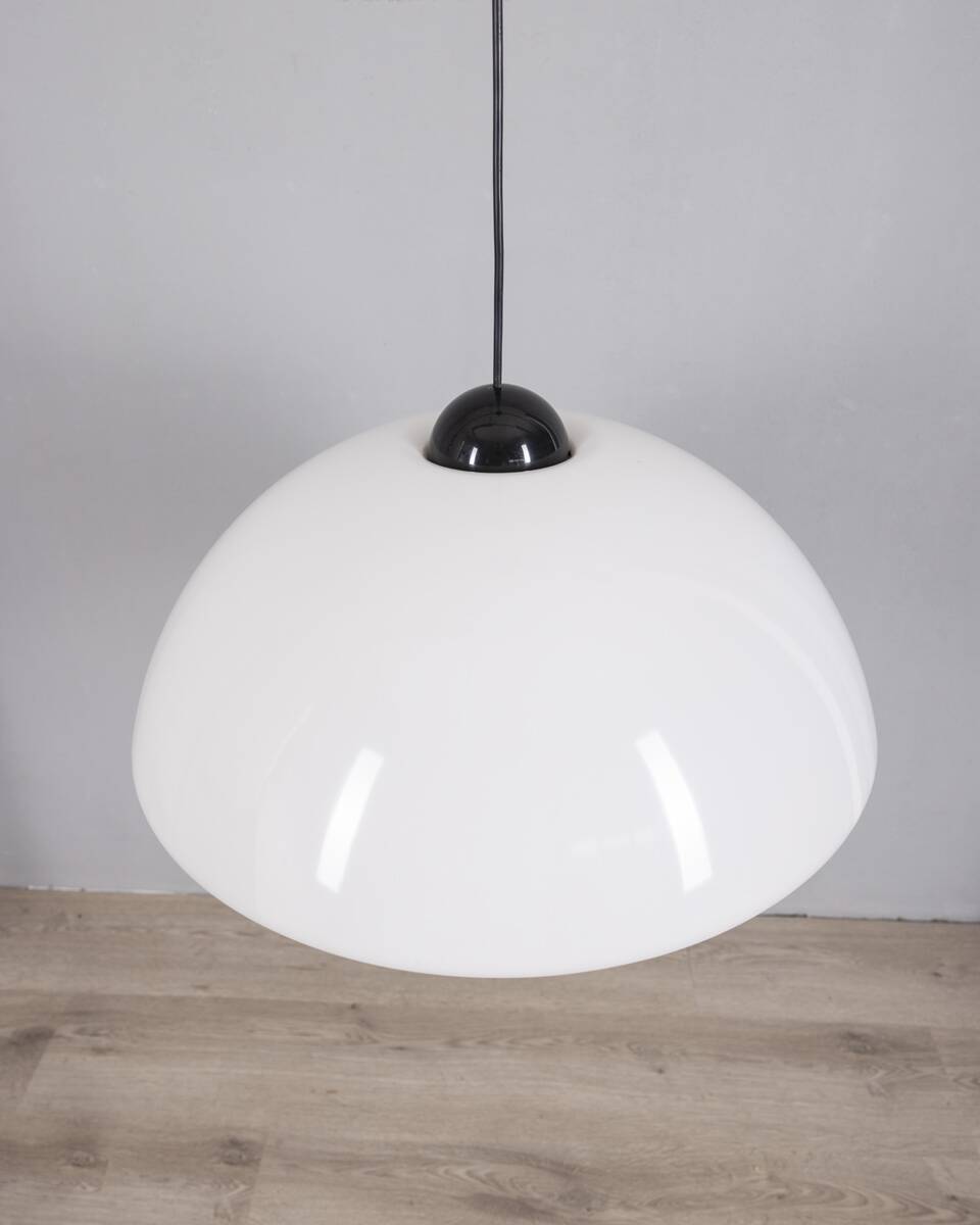 Vintage 1980s Plastic Pendant Lamp by Martinelli Luce