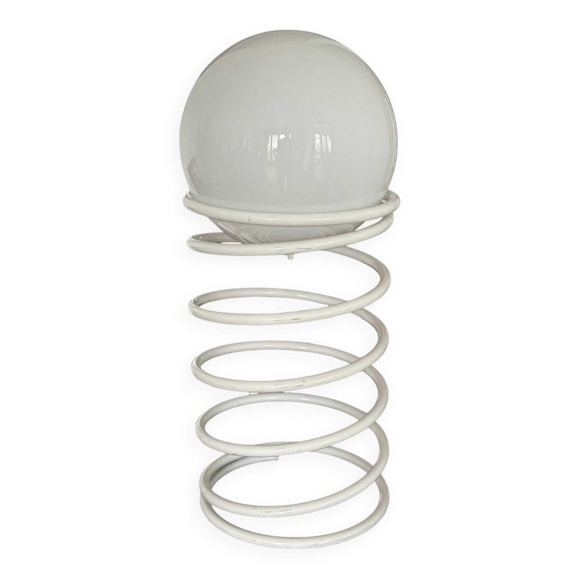 Rare vintage spiral lamp, size 70 cm