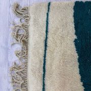 Tapis en laine fait main traditionnelle taille 100 x 200 cm