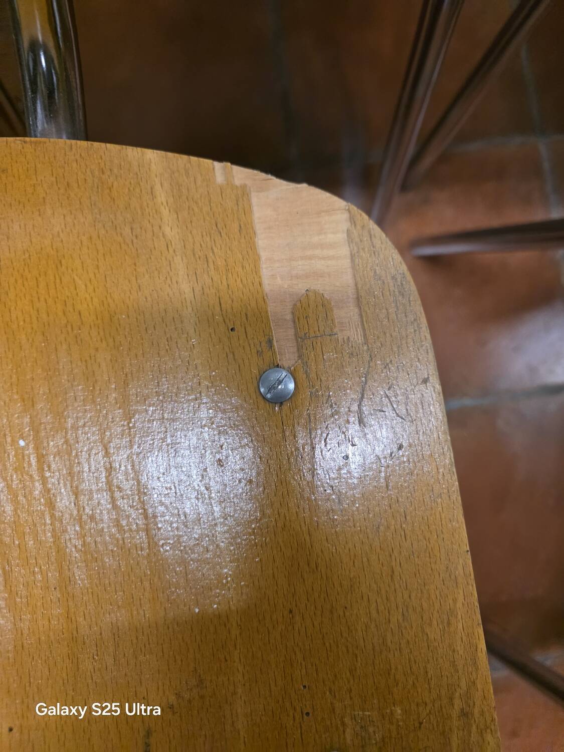 7 vintage school chairs in chrome metal from the 1970s