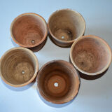 10 pots à semis anciens 9-10 cm