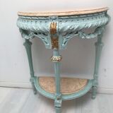 Console demi lune style Louis XVI