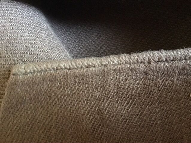 19th linen kitchen tablecloth 70x107