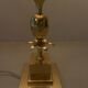 Exceptional French Hollywood Regency Brass Floor Lamp