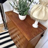 Vintage chest of drawers bobbin feet