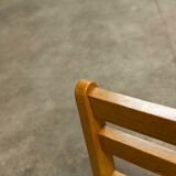 Pair of 1960 Scandinavian twin beds in solid beech