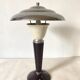 Art Deco mushroom lamp in bakelite and chrome