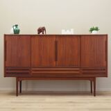 Teak highboard, Danish design, 1960s, production: Denmark