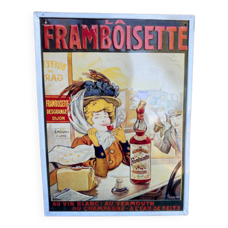 La Framboisette advertising plaque