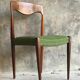 Scandinavian møller chair in teak and fabrics - 1960