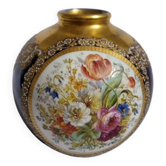 Limoges Porcelain Ball Vase
