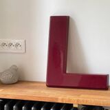 Sign Letter L in Vintage PLEXIGLAS