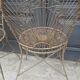 Chaises de jardin ajourées style John salterini