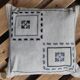 Pair of gray Berber Kerkennah cushions