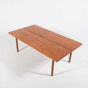 Modern Danish solid oak coffee table, 1960s