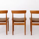 Set of 3 Vintage Teak Dining Chairs by Farsø Stolefabrik, 1960s Danish