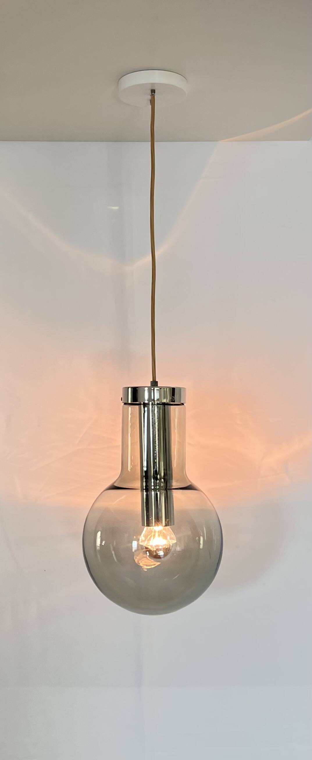 Medium Maxi Bulb pendant light by F. Ligtelijn for Raak, Netherlands 60's