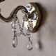 Venetian wall sconce, glass sconce, brass, pendants.