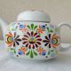 Porcelain teapot kettle