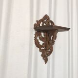 Farm wooden wall shelf