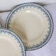 4 assiettes dessert de Longwy modèle Bordeaux