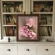 Still life bouquet of flowers oil painting