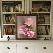 Still life bouquet of flowers oil painting