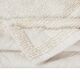 Vintage Minimalist Turkish Tulu Accent Rug Made of Natural Beige Wool
