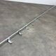 70s design aluminum wall coat rack, 21 hooks