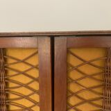 Rattan wardrobe