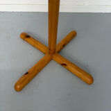 Vintage solid pine coat rack designed by Reiner Daumiller from the 1970s.