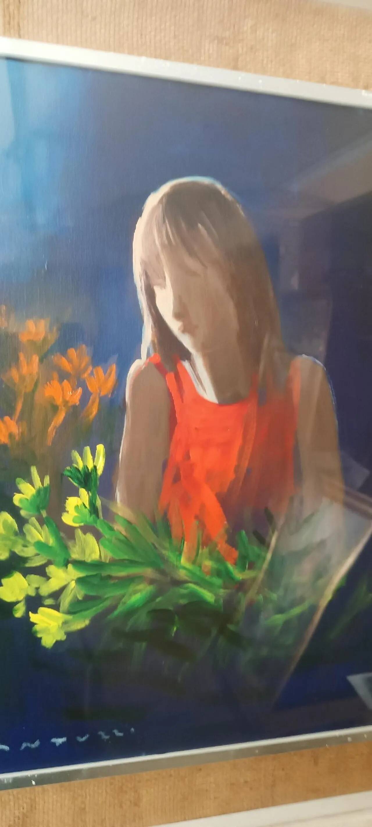 Oil painting on canvas by Eliano Fantuzzi, 20th century