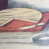 Educational school poster on milk