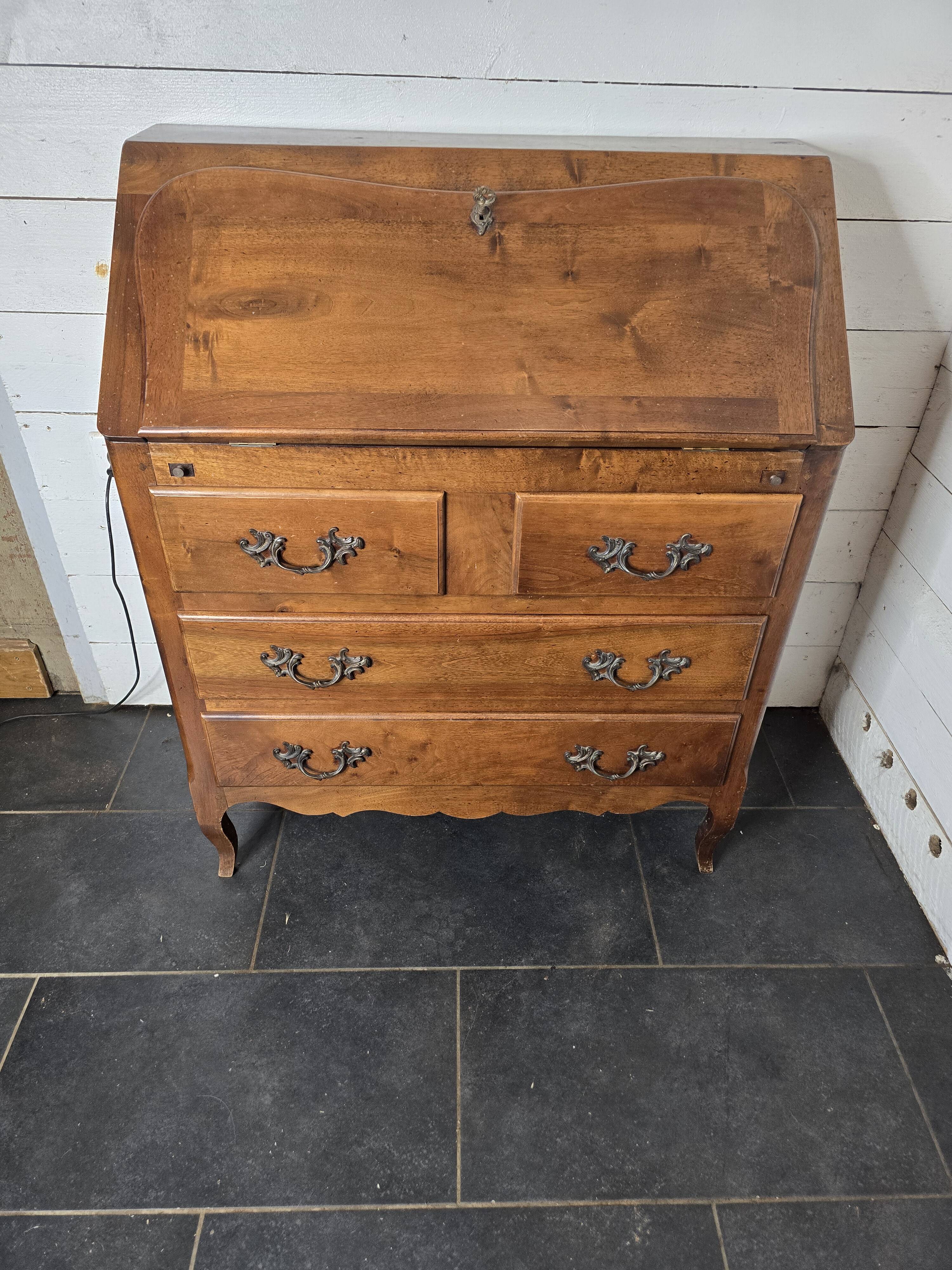 Walnut donkey desk