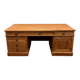 Large classic English desk with back panel