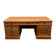 Large classic English desk with back panel