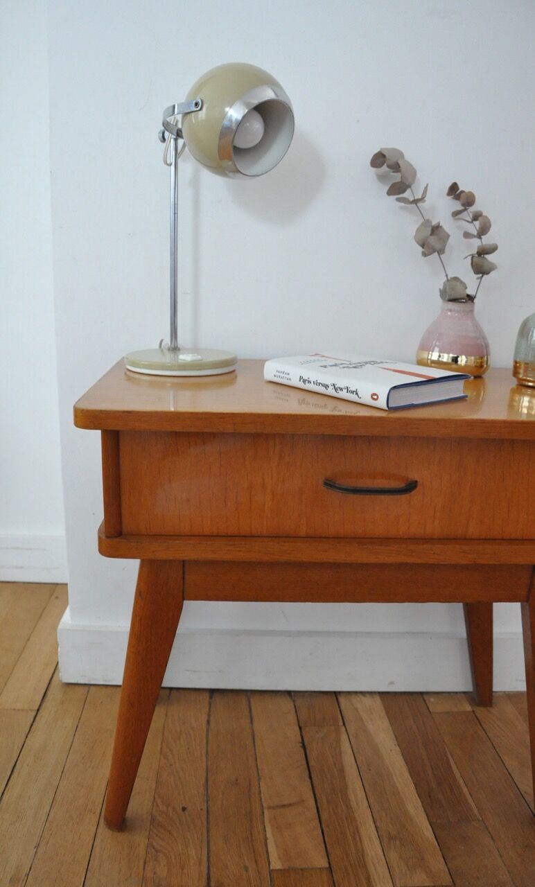 Vintage bedside table