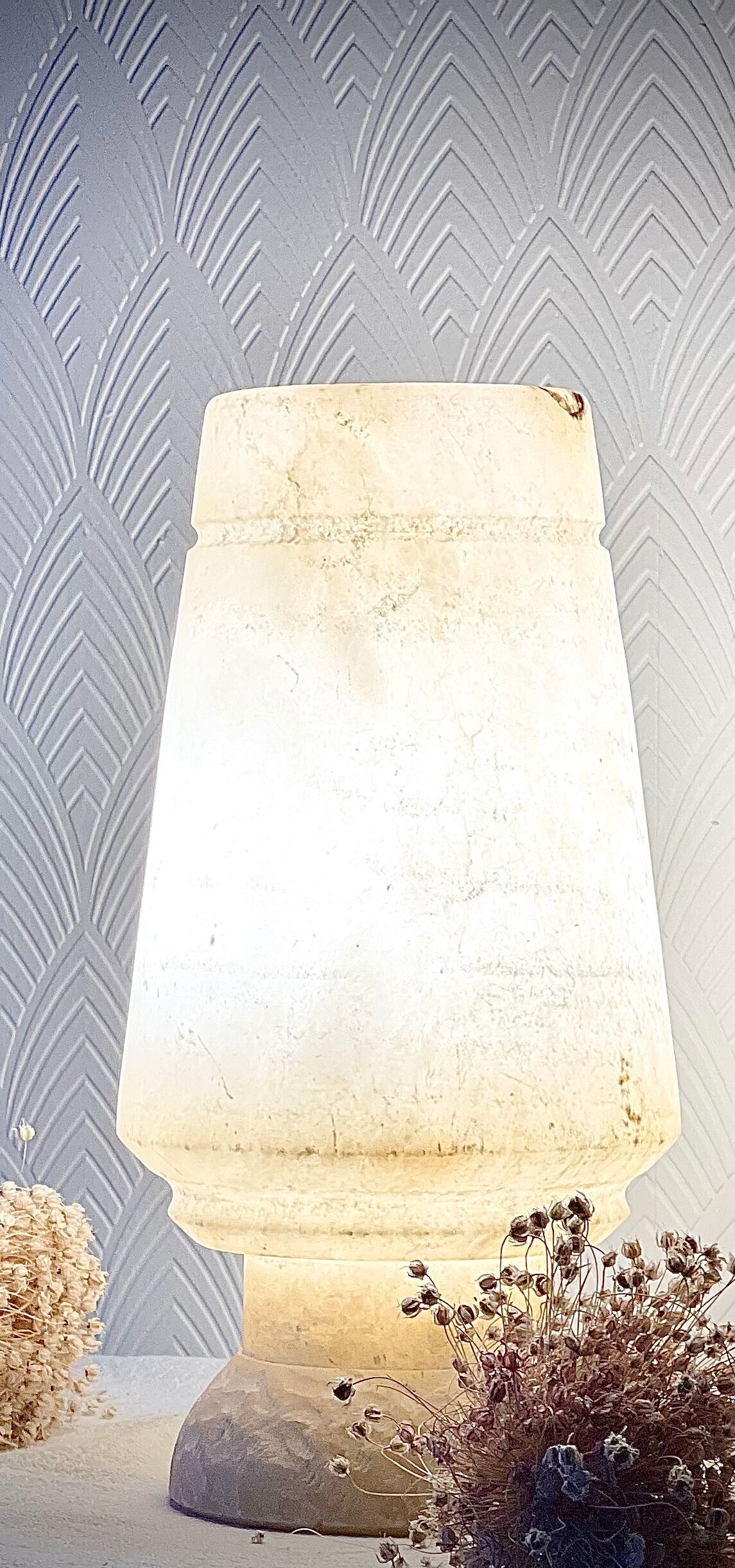 Alabaster lamp 1960
