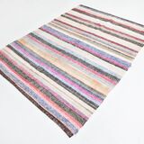 5x7 Modern Mid Century Handmade Kilim Rug, 161x220Cm