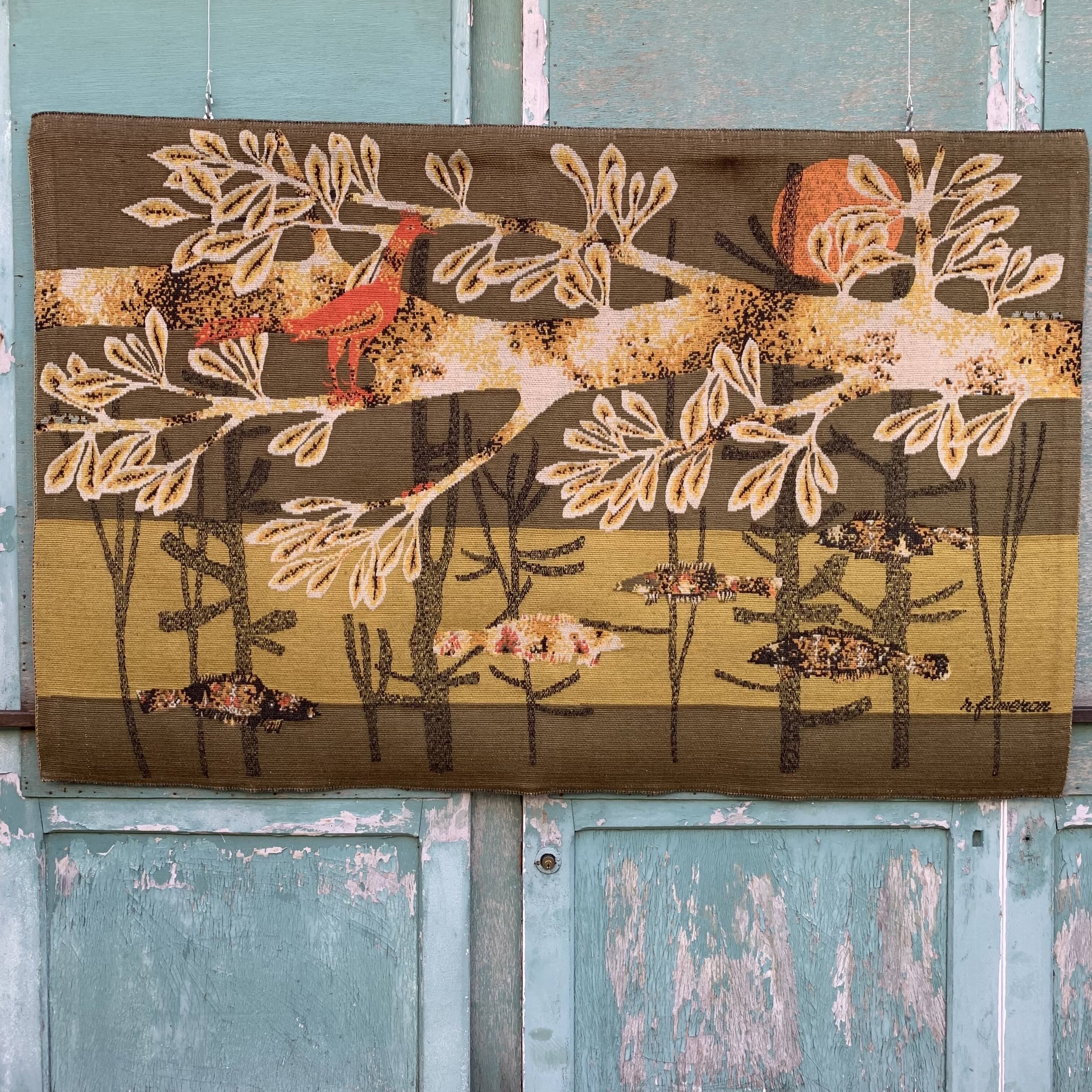 Wool tapestry René Fumeron