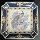 Porcelain pocket tray with 20th century peacock decor