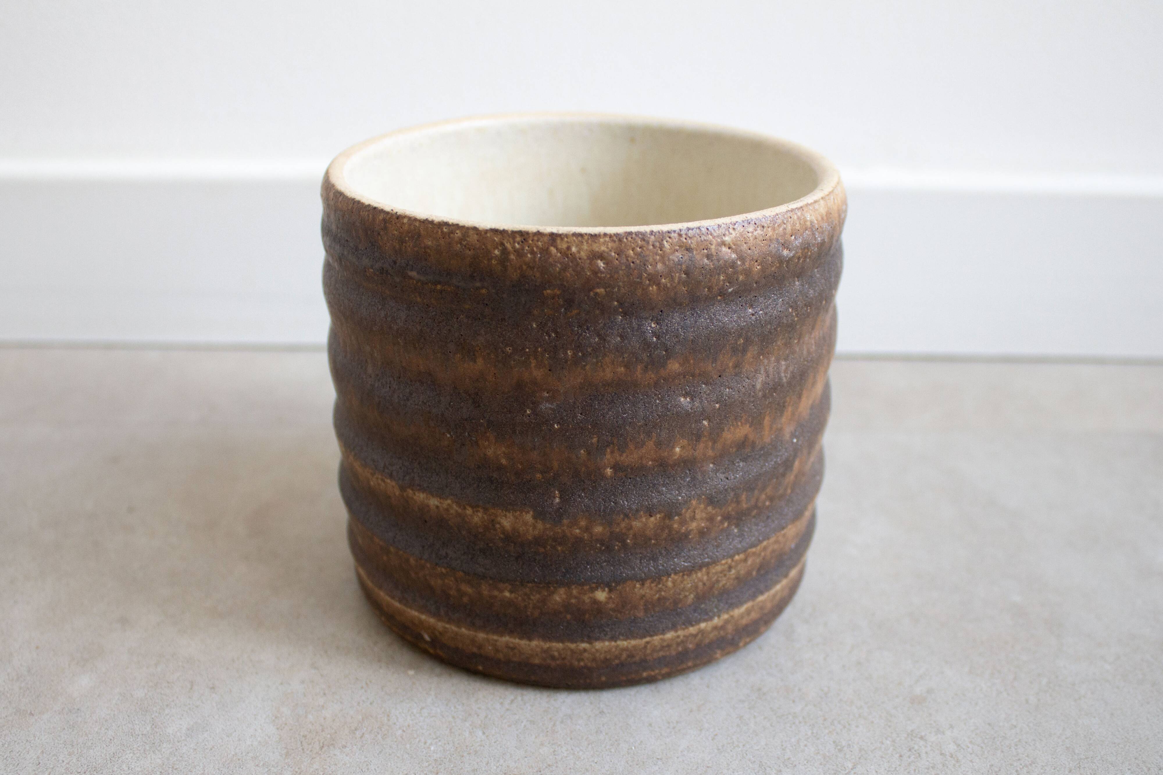 Vintage Dutch ceramic planter / flower pot