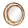 Rattan mirror 60cm