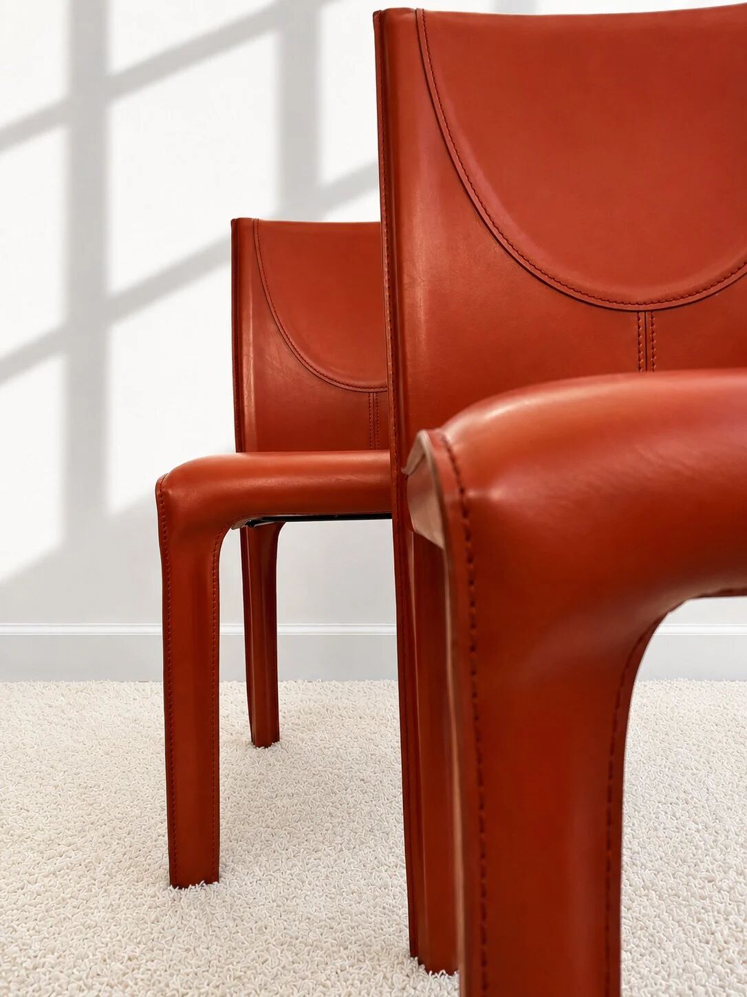 4 chaises Arper. Italie années 80.