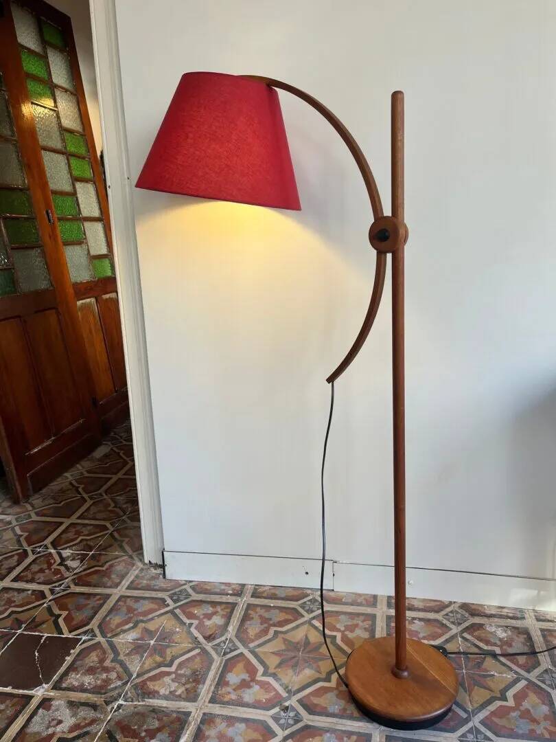 Lampe sur pied Domus – Cerise