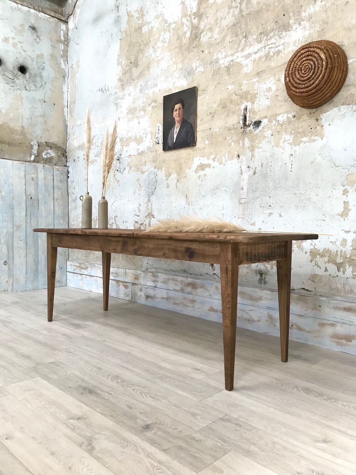 Vintage farm table